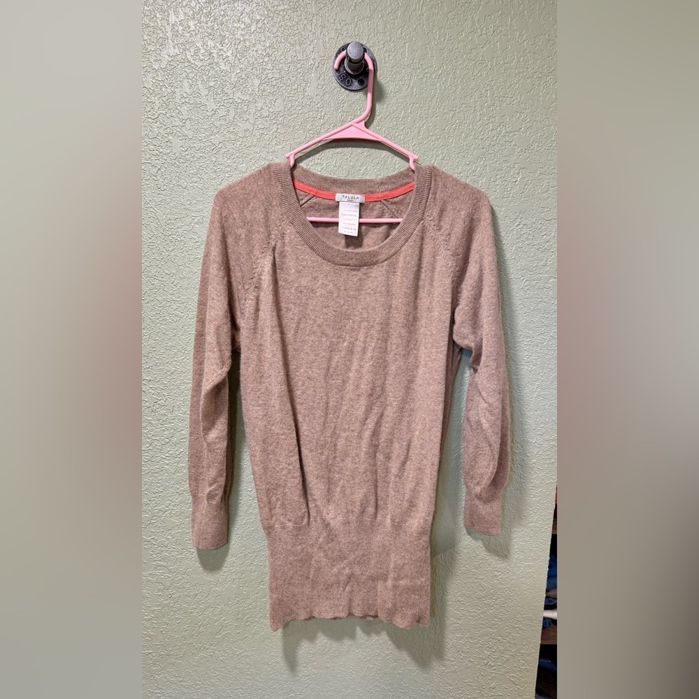 Talula Tan Crew Neck Sweater